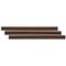 Ackland 0.26 in. T x 94 in. L x 1.77 in. W Heirloom Cherry Luxury Vinyl Flooring Trim End Cap Molding AKVTVHECH-EC - alternate 1